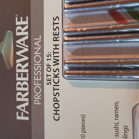 🆕️ Farberware Professional Chopsticks and Rests Set - Picture 2 of 7